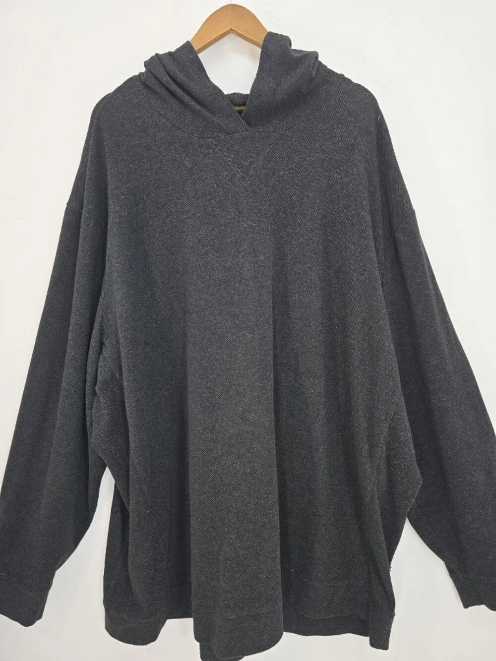 Vineyard Vines Black Super Soft Knit Pullover Hoodie Sweatshirt Men Size 4X Big